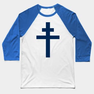 Cross of Lorraine Baseball T-Shirt